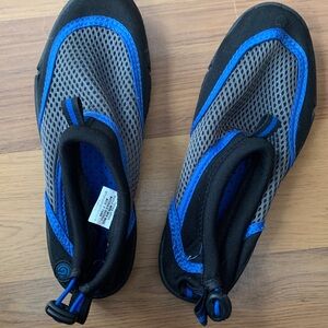 Blue and Black Water Shoes